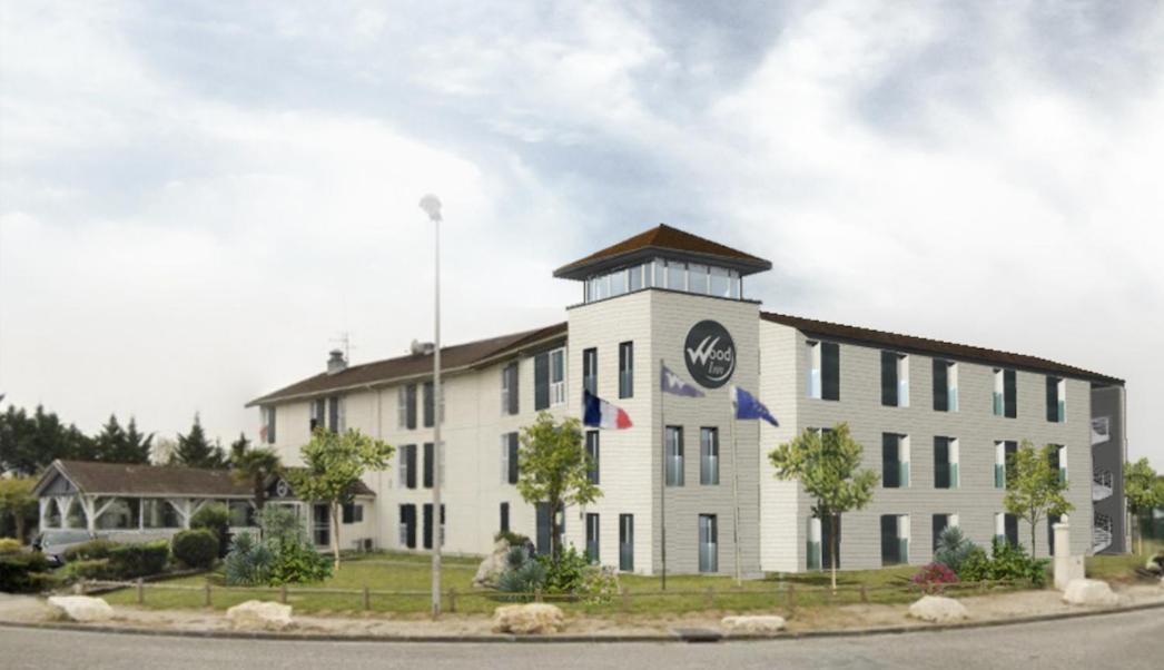 Hotel Wood Inn Bordeaux Aeroport Mérignac Eksteriør bilde